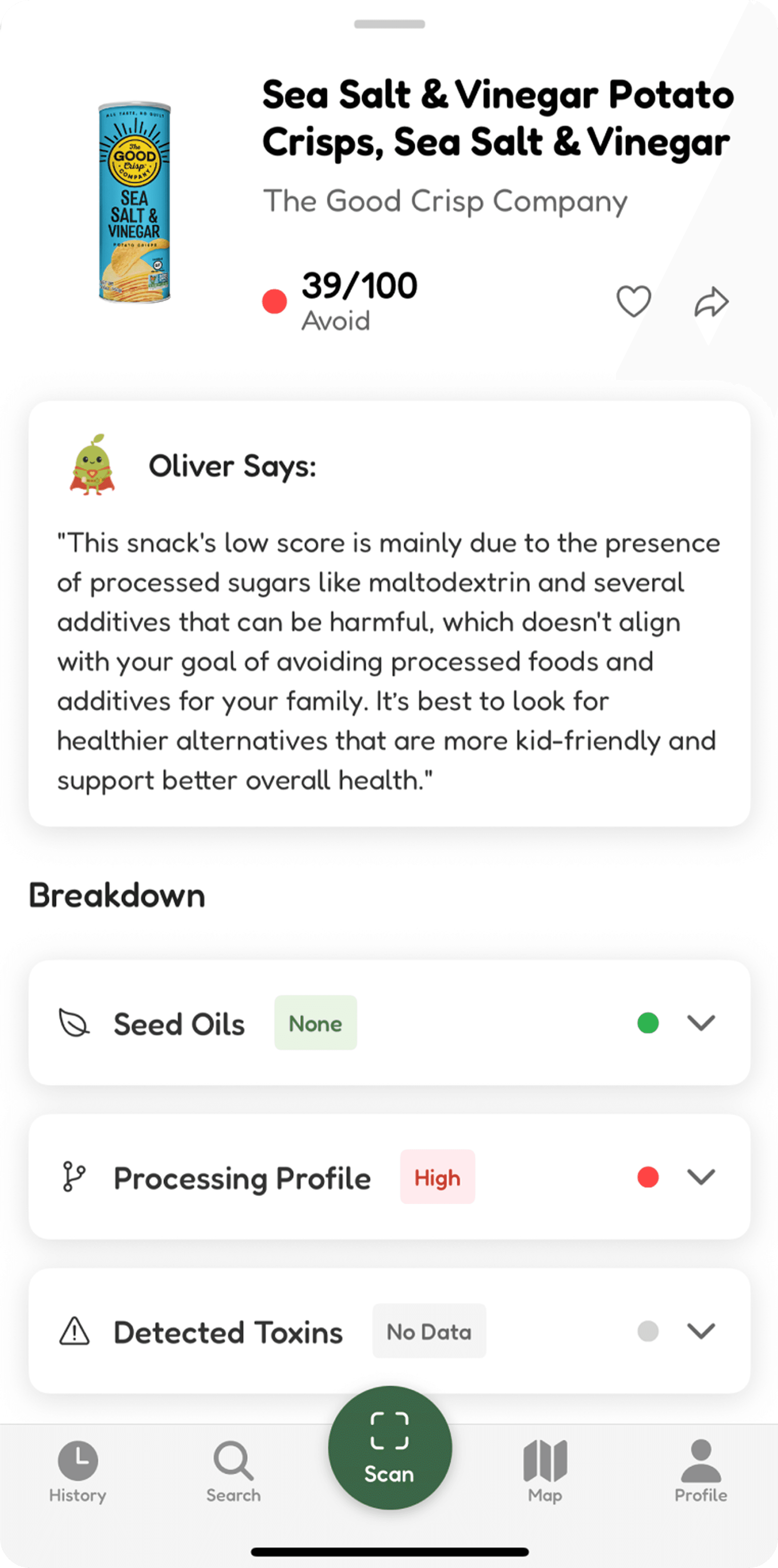 Sea Salt & Vinegar Potato Crisps