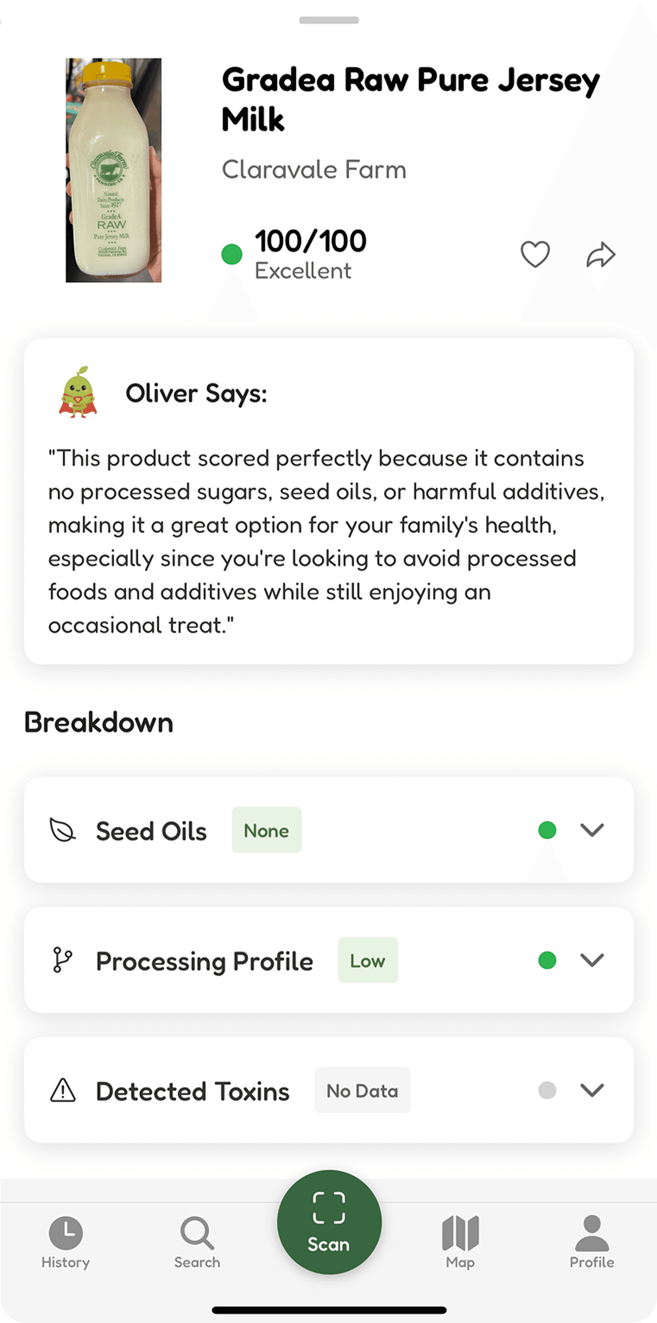 Gradea Raw Pure Jersey Milk