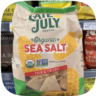 Late July Snacks Thin and Crispy Organic Tortilla