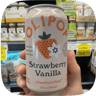 Strawberry Vanilla Sparkling Tonic